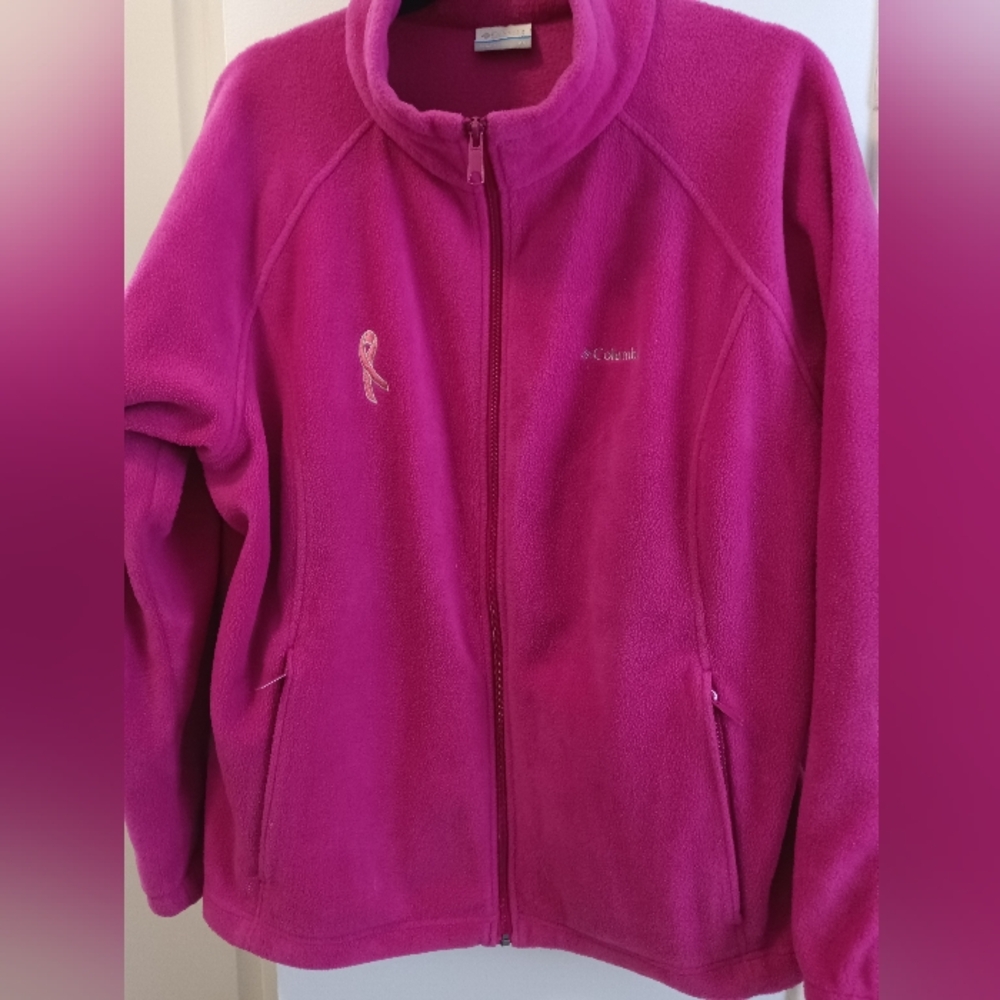 Columbia Vibrant Pink Fleece Jacket